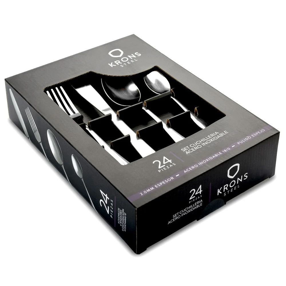 Set de Cuchillería krons Carnes 24 Piezas Wigan