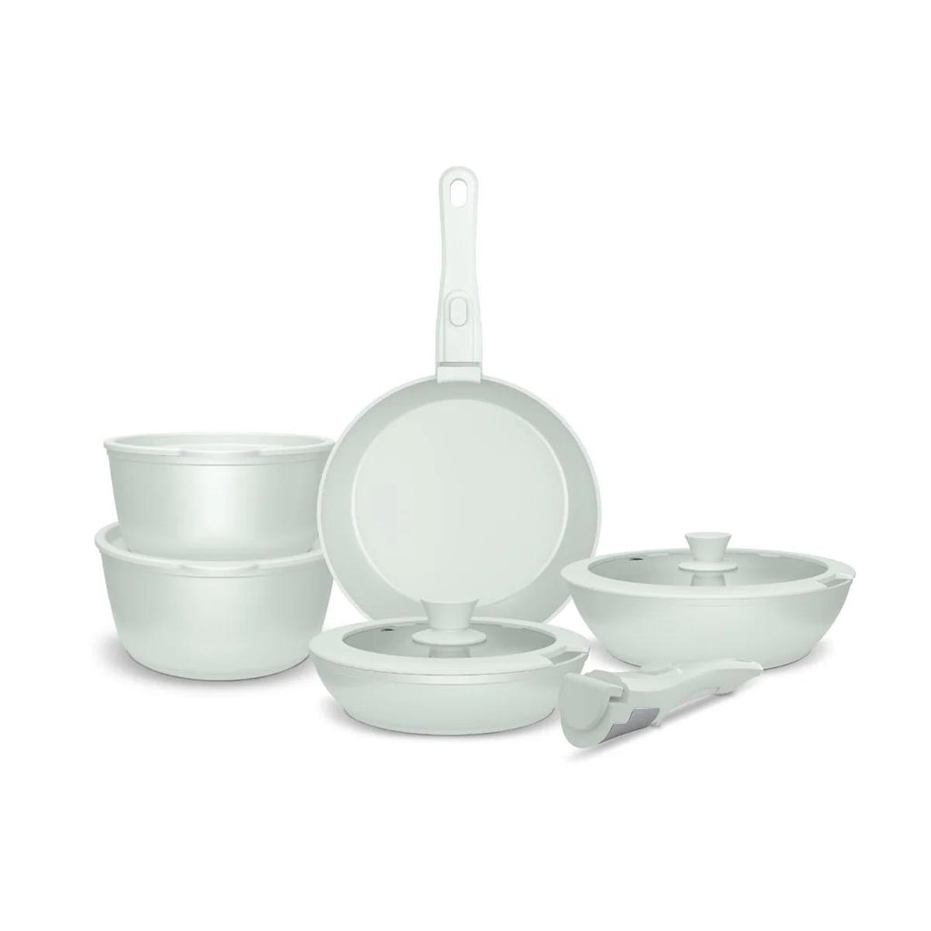 Batería de Cocina 11 Piezas Aluminio Snap-On Mint
