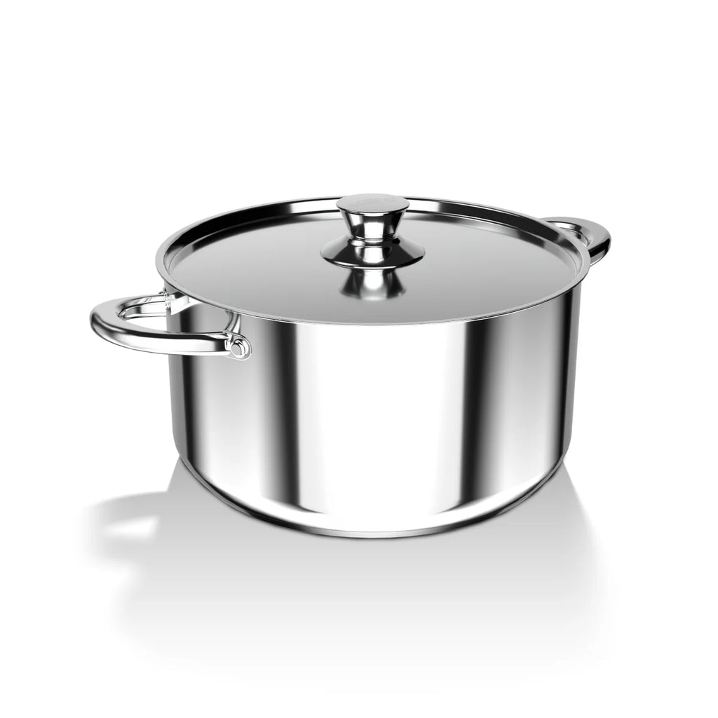 Batería de Cocina 10 Piezas Acero Inoxidable 480-10SS