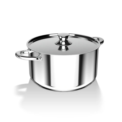 Batería de Cocina 10 Piezas Acero Inoxidable 480-10SS