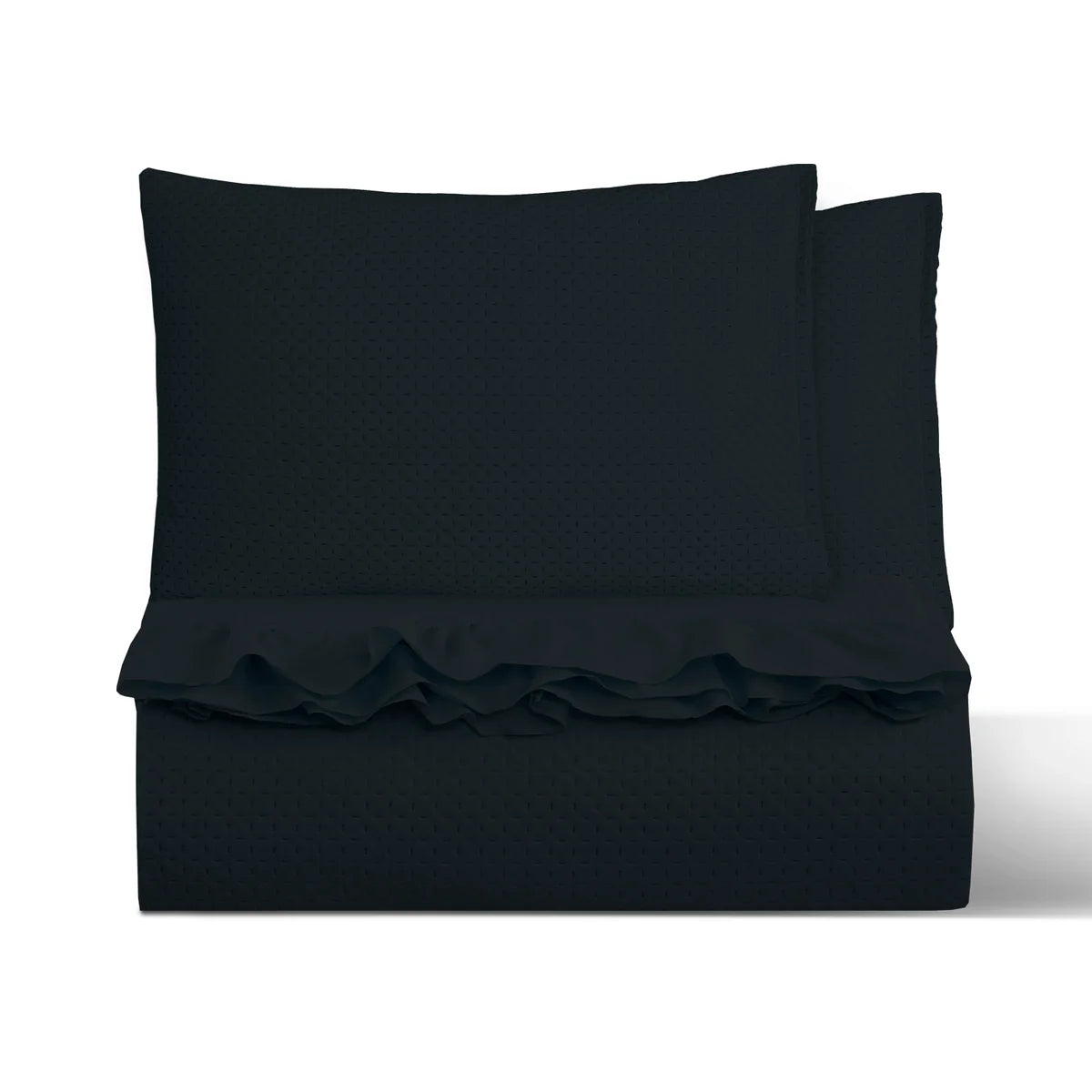 Cubrecama Quilt Reversible 2 Plazas Negro - Magic Collection Martiné