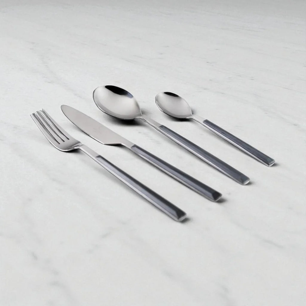 Set de Cubiertos de 24 Piezas Acero Inoxidable Stone Krons