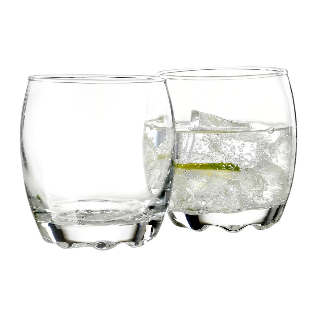 Set De 6 Vasos de Vidrio Bajos 290ml Napoles Allegra