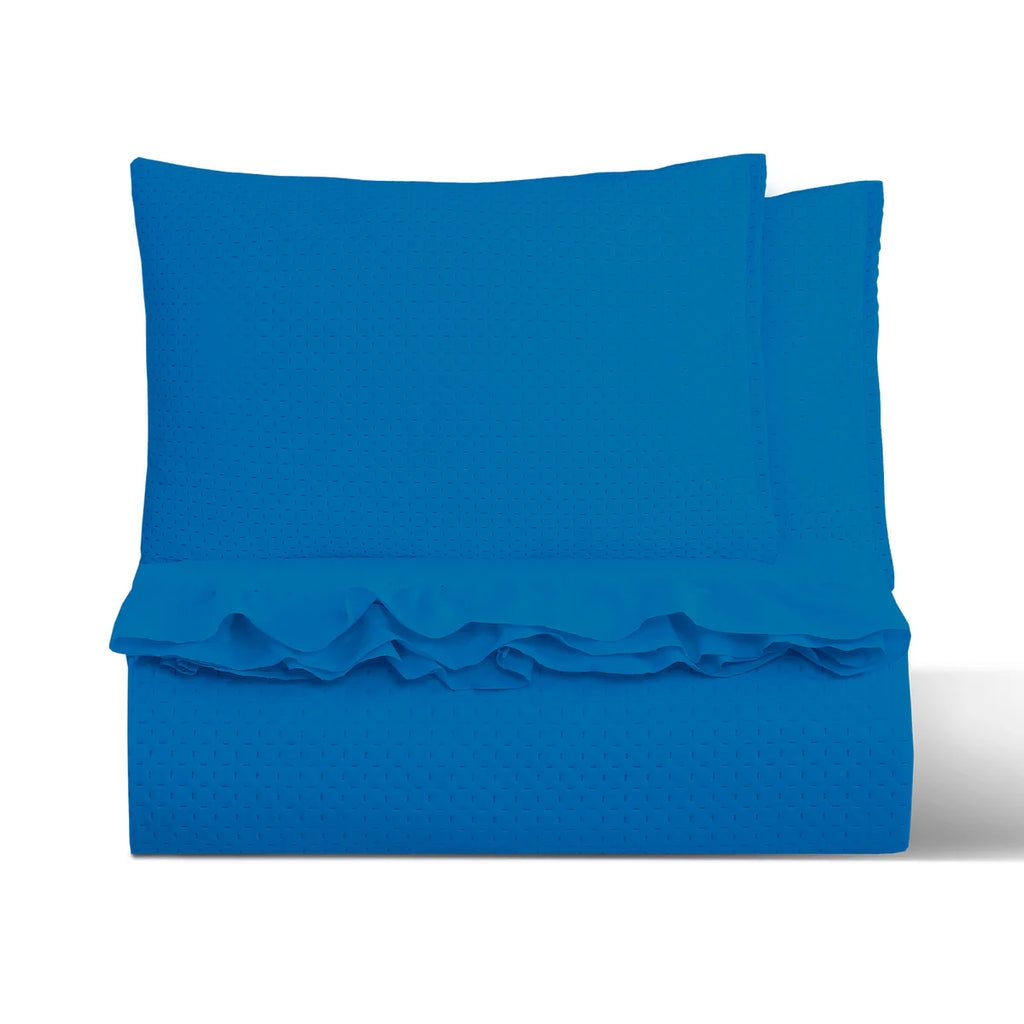 Cubrecama Quilt Reversible King Turquesa - Magic Collection Martiné