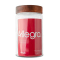 Frasco de Vidrio con tapa de Madera 1L Allegra