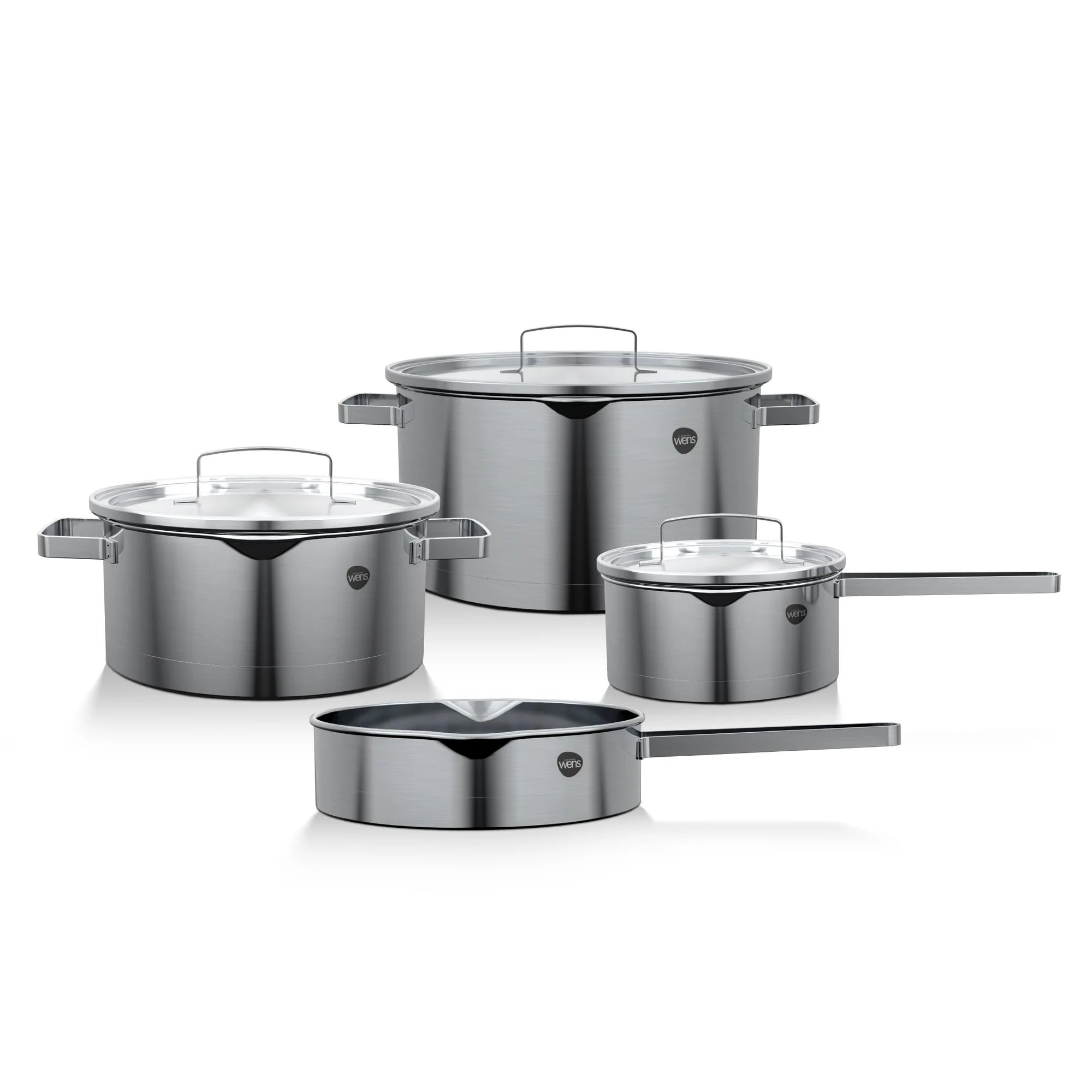 Batería de Cocina Wens Acero Inoxidable 7 Pcs