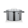 Cacerola Acero Inoxidable con tapa 24Cm